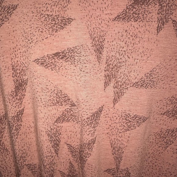 Merrell Knit Casual Midi Dress Burlwood Prism Print with Pockets Size Small - Picture 4 of 6